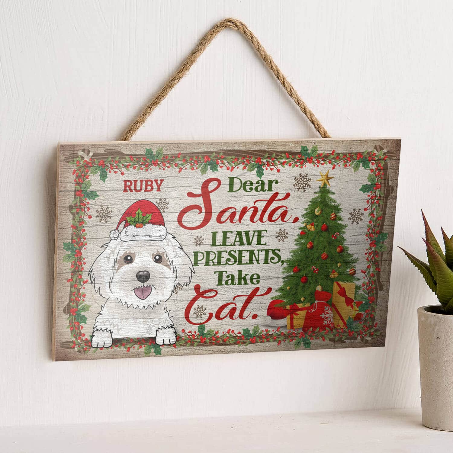 9TM. Dear Santa Leave Presents-sample design Mockup 6
