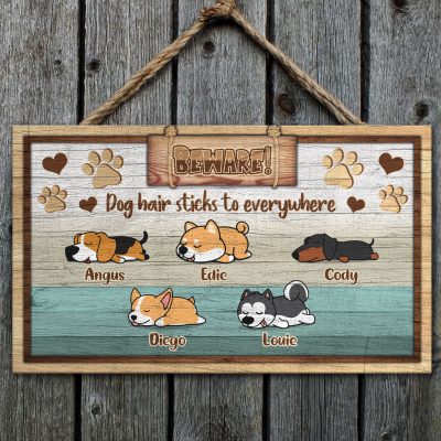 Wooden Door Sign