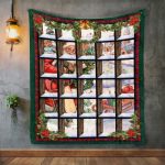 6. Christmas Glass blanket Blanket Mockup 2
