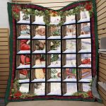 6. Christmas Glass blanket Blanket Mockup 9