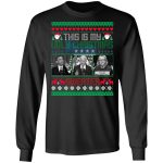 1O. Ugly Christmas (Tee) (1), Black, Long Sleeve