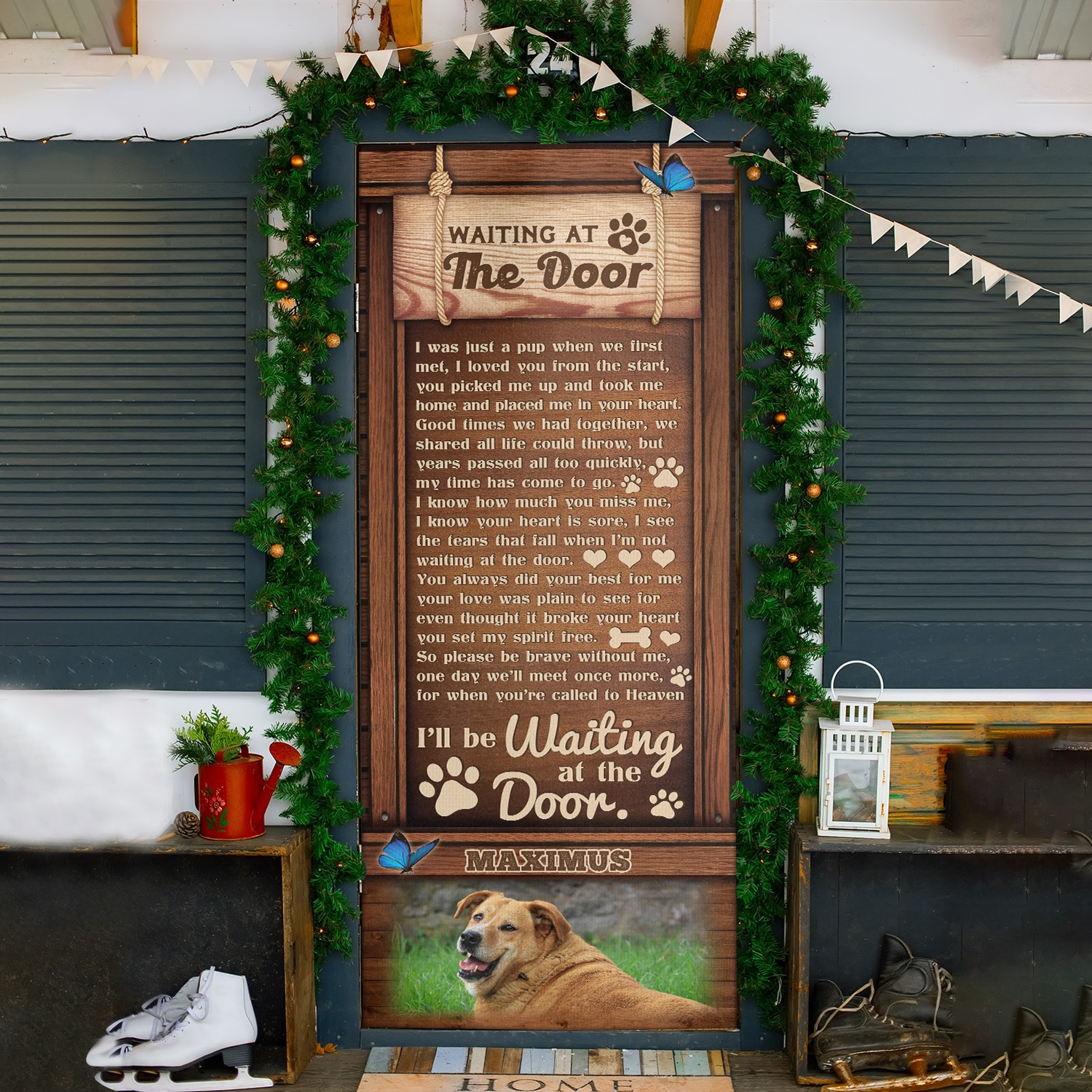 1. Waiting At Door (Sample Design) Mockup 2