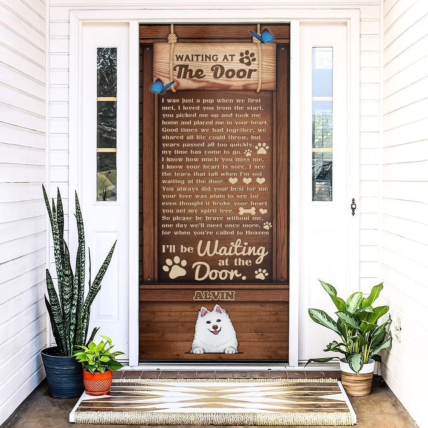 1. Waiting At Door (Sample Design) clipart Mockup 5