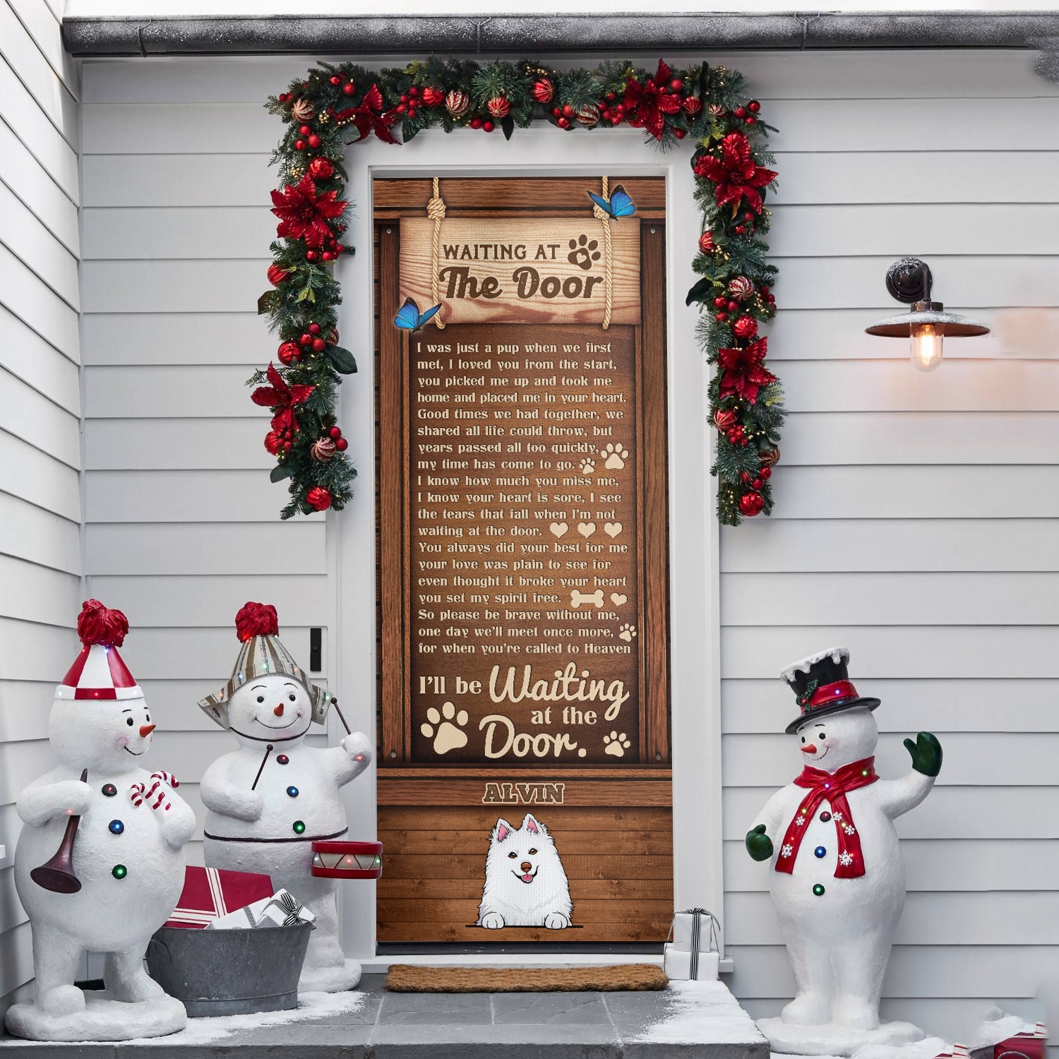 1. Waiting At Door (Sample Design) clipart Mockup 6