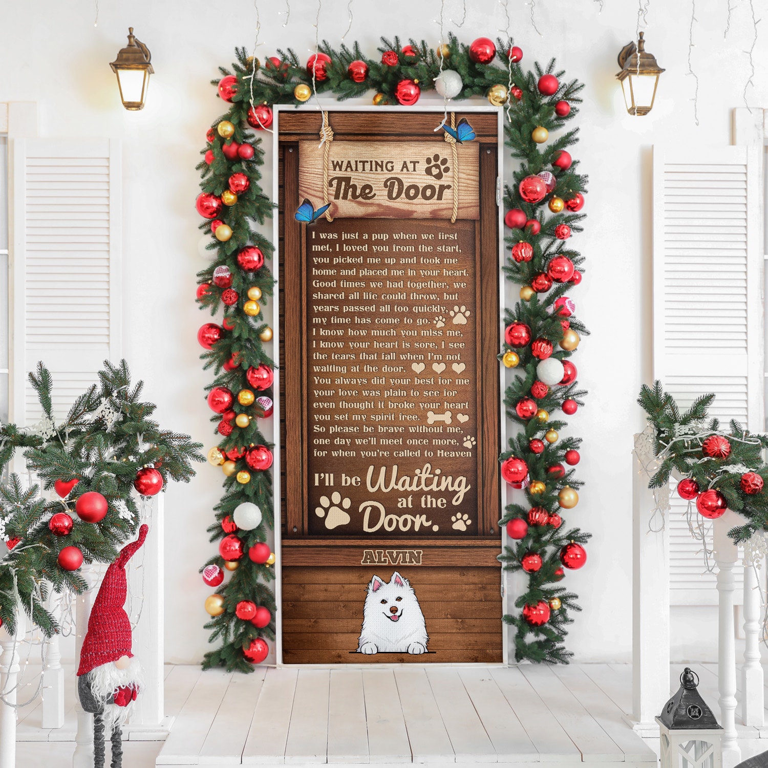 1. Waiting At Door (Sample Design) clipart Mockup 7