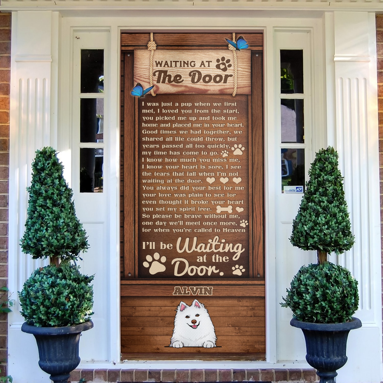 1. Waiting At Door (Sample Design) clipart Mockup 9