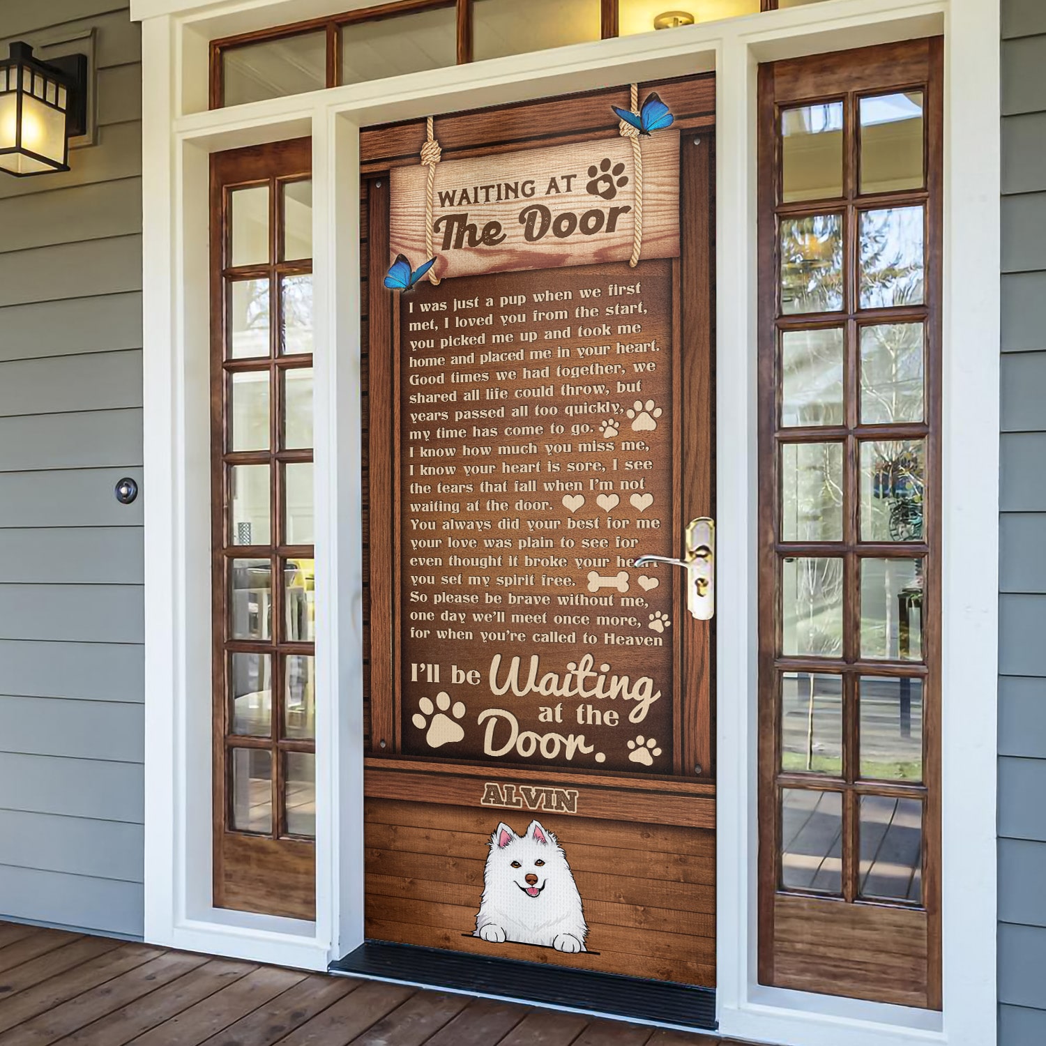 1. Waiting At Door (Sample Design) clipart Mockup 10