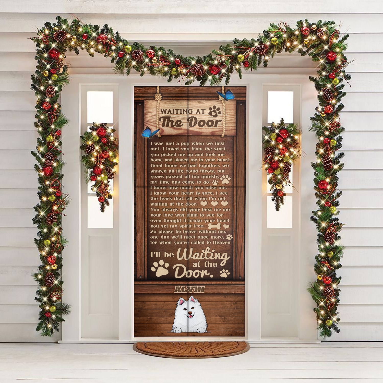 1. Waiting At Door (Sample Design) clipart Mockup 1