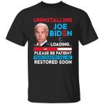 2P. Uninstall Biden (5), Black, Unisex T-Shirt 2P. Uninstall Biden (5), Black, Unisex T-Shirt