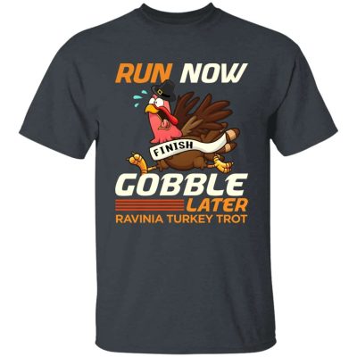 5P. Run now turkey trot 1, Dark Heather, Unisex T-Shirt