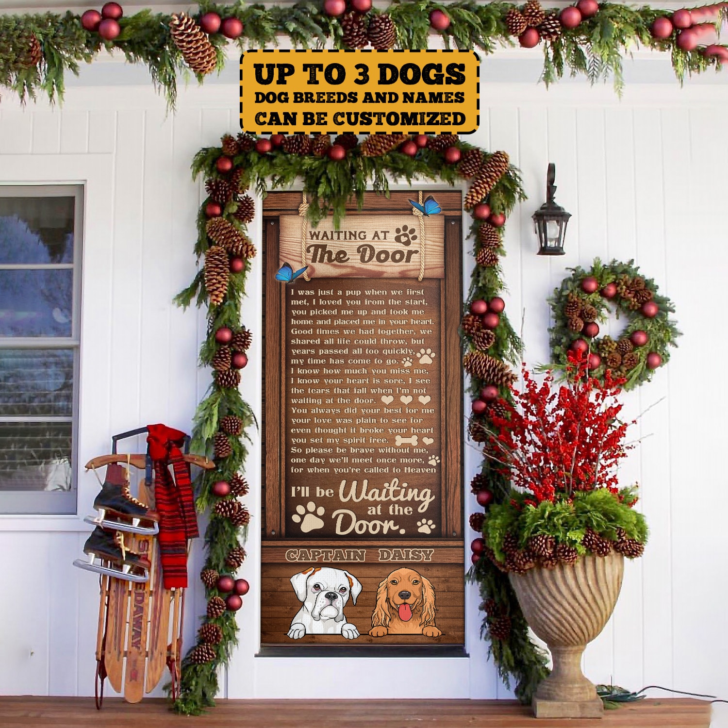 1. Waiting At Door ( custom clipart) Mockup 5