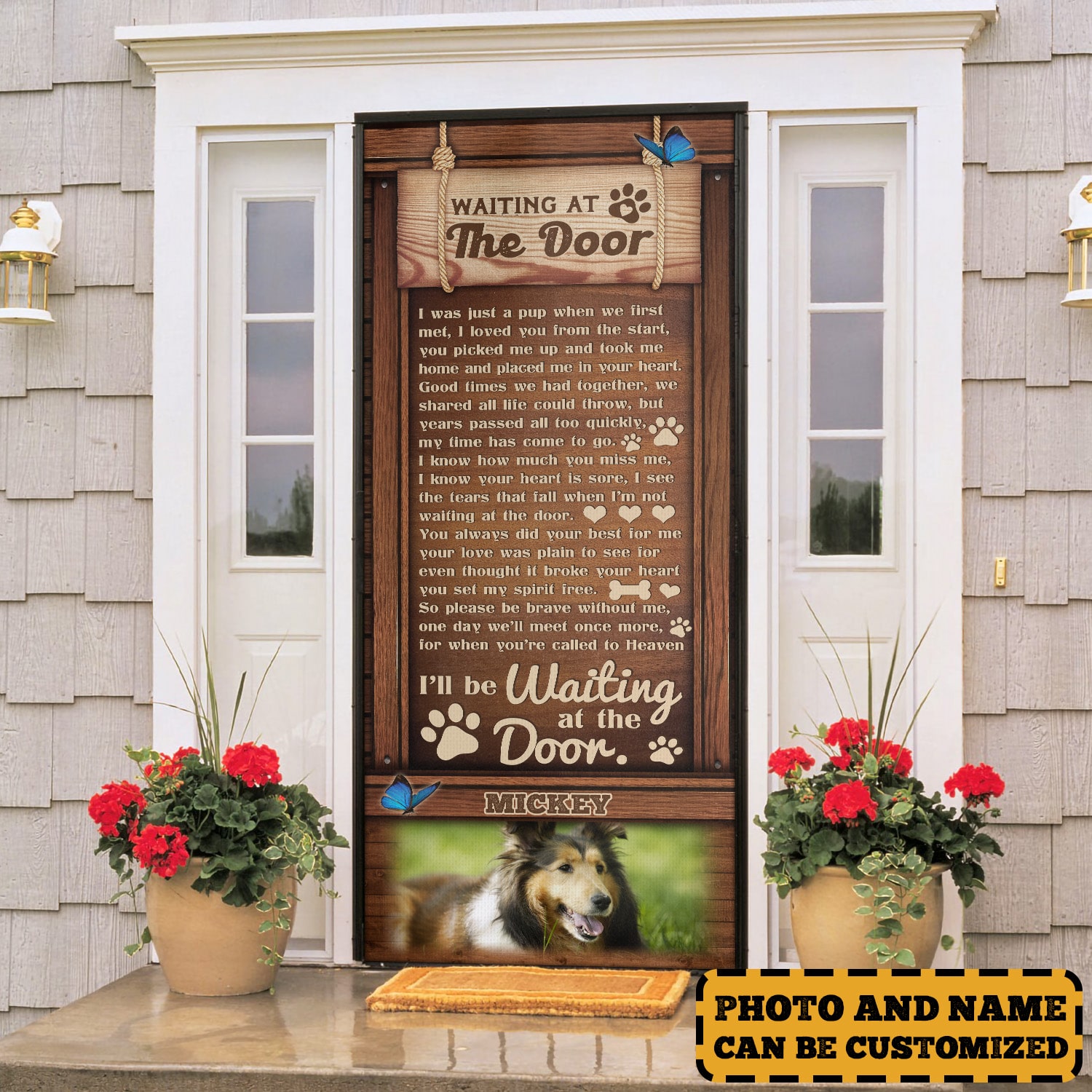 1. Waiting At Door (Custom Photo) Mockup 3