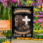 1. Stand With God(7) Garden Flag Mockup 4