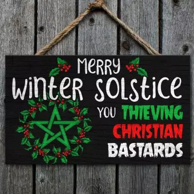 Wooden Door Sign