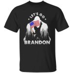 1VT. UU TIEN Bigfoot Let's Go Brandon Ugly, Black, Unisex T-Shirt 1VT. UU TIEN Bigfoot Let's Go Brandon Ugly, Black, Unisex T-Shirt