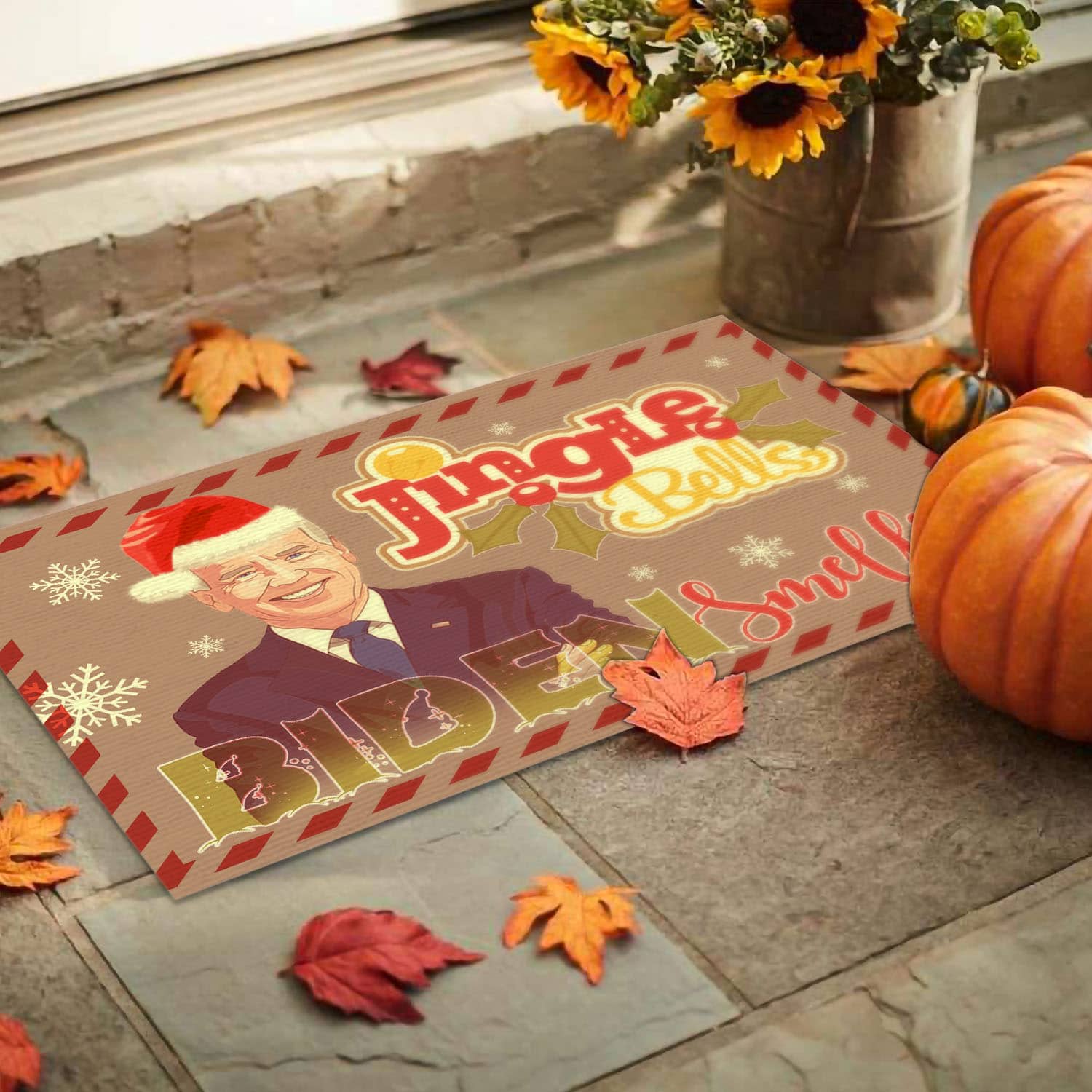 2O. Biden Smells Doormat Doormat mockup 9