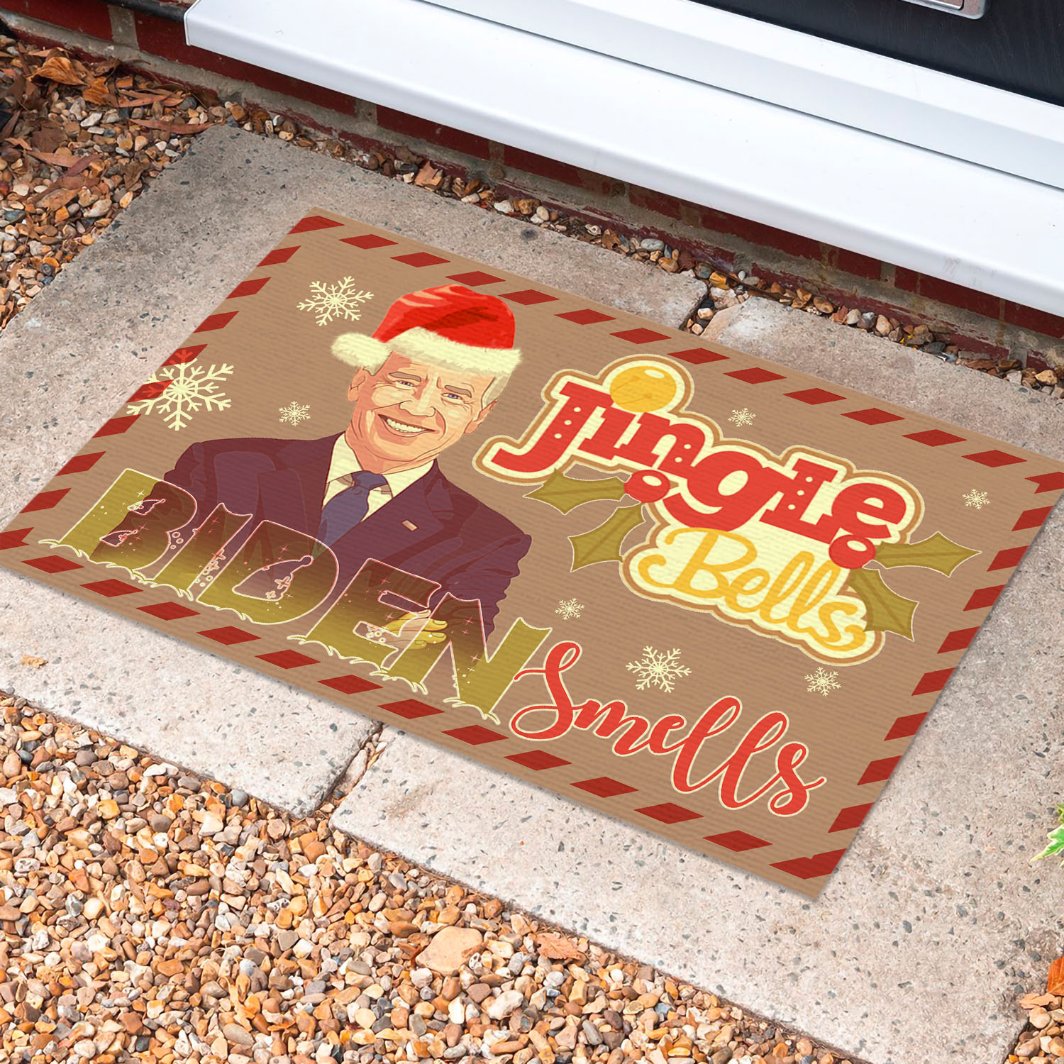 2O. Biden Smells Doormat Doormat Mockup 10