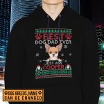 1VT. Best Dog Dad Ever Ugly hoodie mk3