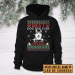 1VT. Best Dog Dad Ever Ugly hoodie mk1