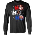 15 HG UU TIEN. Ho Ho Ho (tee) (biden), Black, Long Sleeve