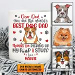 1VT. Best Dog Dad Clip Art mug mk4