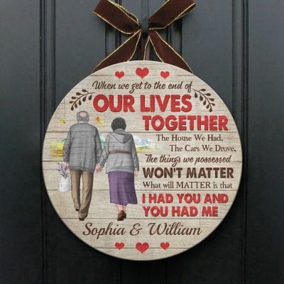 Wooden Door Sign