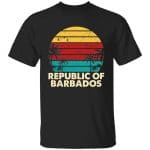 Republic of Barbados 1, Black, Unisex T-Shirt