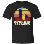 Republic of Barbados 2, Black, Unisex T-Shirt