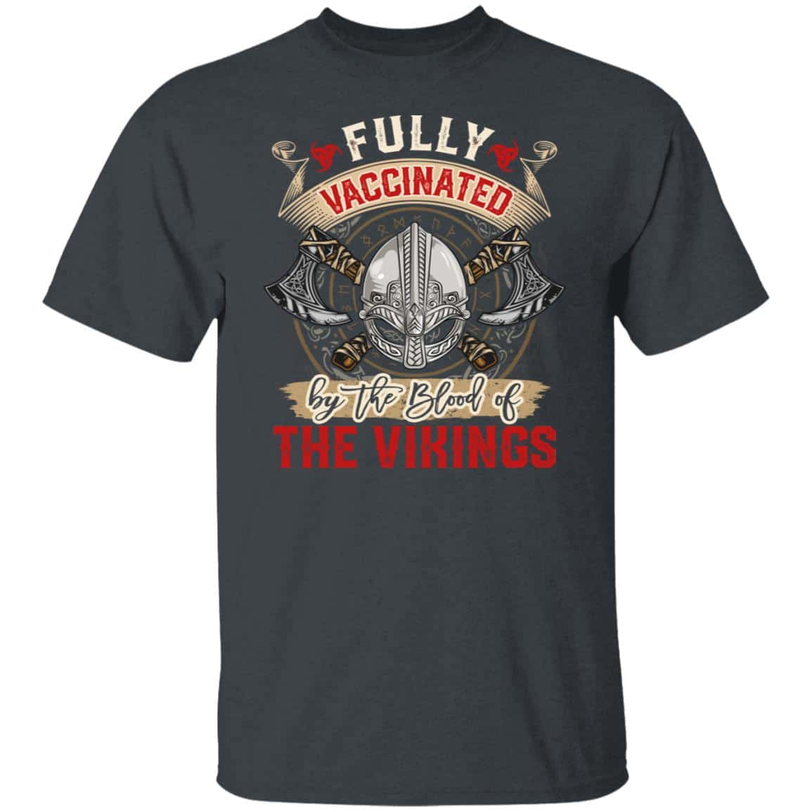 1. Blood of The Vikings (6), Dark Heather, Unisex T-Shirt 1. Blood of The Vikings (6), Dark Heather, Unisex T-Shirt