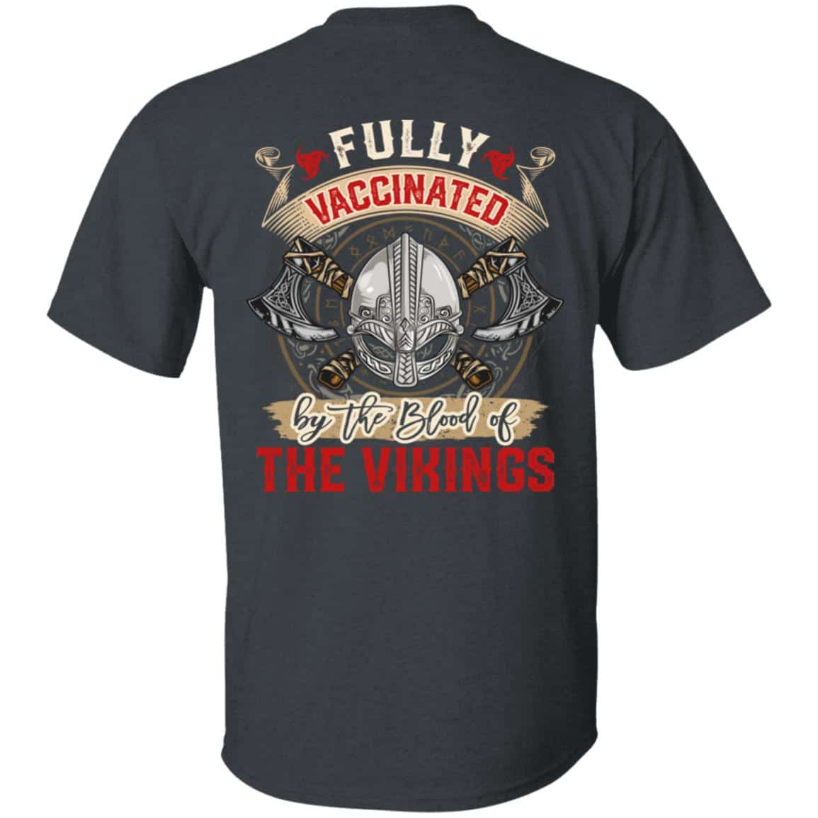 1. Blood of The Vikings (6), Dark Heather, Unisex T-Shirt