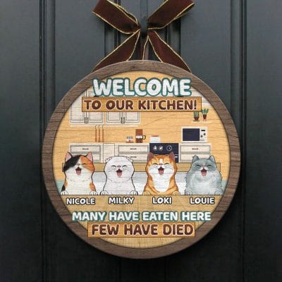 Wooden Door Sign