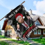 4TM. All I Want Trump BackHouse Flag Mockup 5