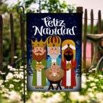 1BN. Three Kings 30x40 Garden Flag Mockup 6