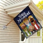 1BN. Three Kings 30x40 House Flag Mockup 2