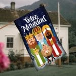 1BN. Three Kings 30x40 House Flag Mockup 4