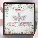You'll Be Missed A Dragonfly Represents Courage Success And Hope Dragonfly Necklace - Leaving Job Gift for Coworker