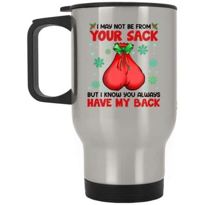 14 oz. Silver Travel Mug