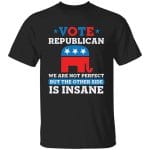 1VT. Vote Republican, Black, Unisex T-Shirt
