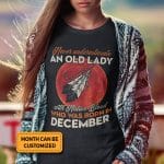6VT. Old Lady With Native Blood shirt mk1