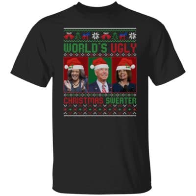 1TM. World's Ugliest Sweater, Black, Unisex T-Shirt