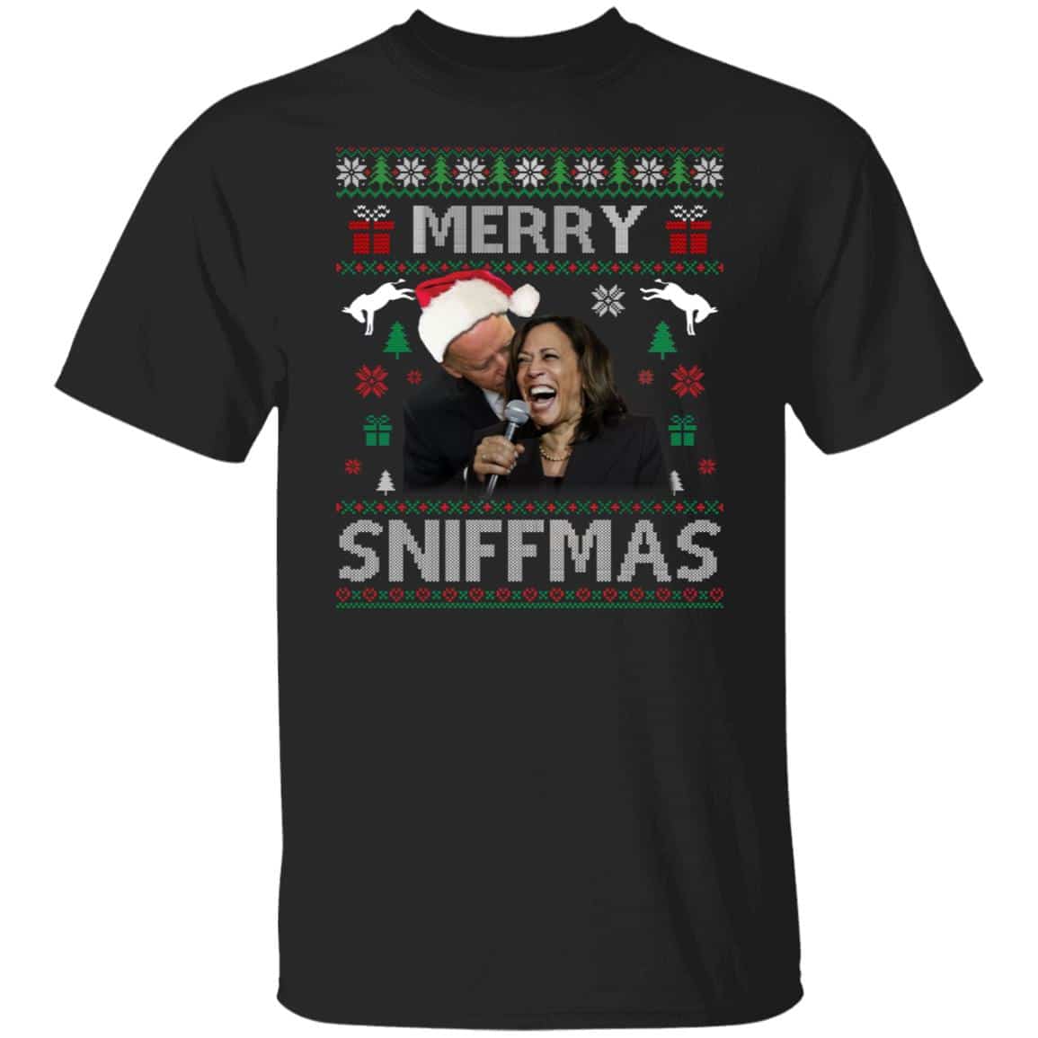 3TM. Merry Sniffmas (5), Black, Unisex T-Shirt 3TM. Merry Sniffmas (5), Black, Unisex T-Shirt