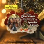 Custom Photo Truly Great Friends Are Hard To Find Personalized Best Friend Bestie Custom Shaped Christmas Ornament