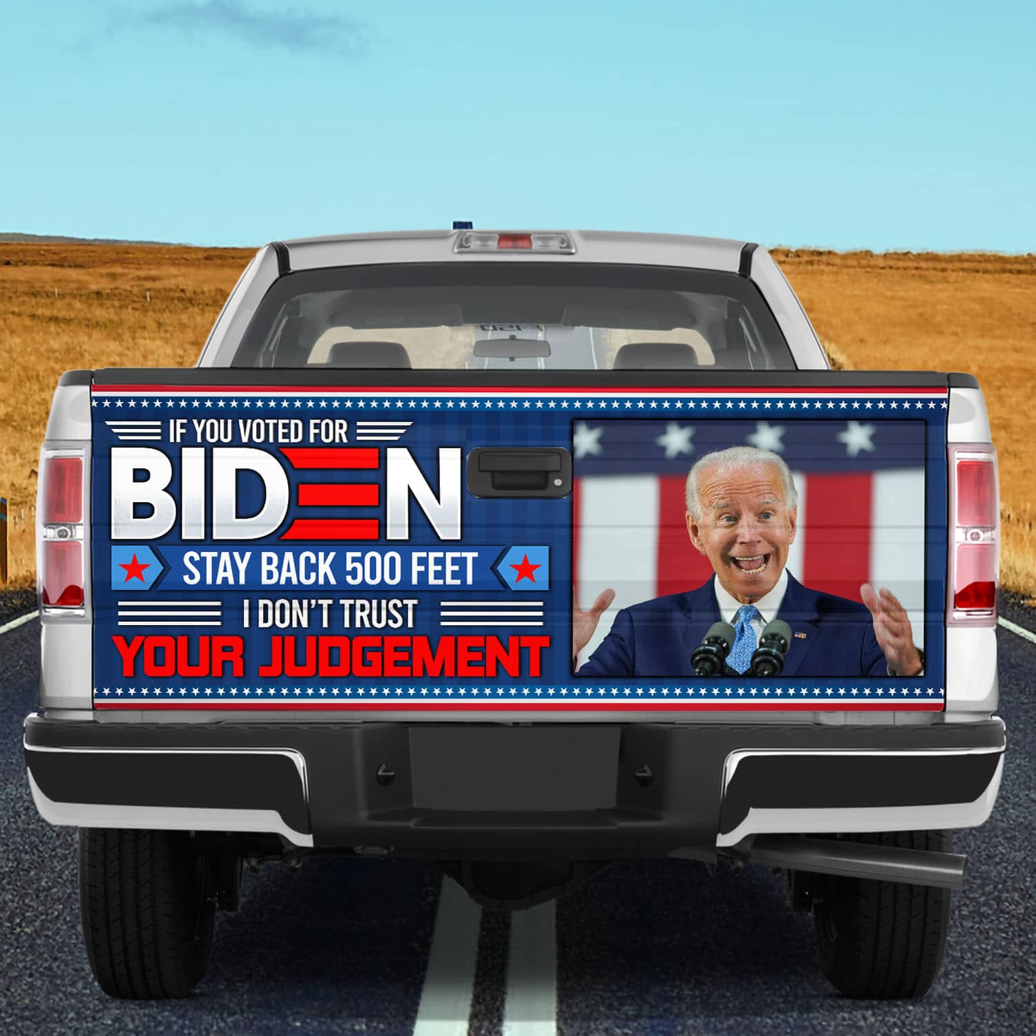 Joe Biden Tailgate Wrap - bpadnl8