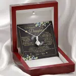 To My Beautiful Daughter Sometimes It's Hard To Tell You Alluring Beauty Necklace - Mom To Daughter Gifts