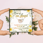 Mama Of An Angel Miscarriage Memorial Interlocking Hearts Pendant Necklace - Bereavement Remembrance Jewelry