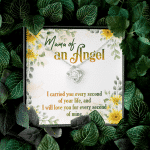 Mama Of An Angel Miscarriage Memorial Love Knot Necklace - Stillborn Bereavement Remembrance Jewelry