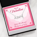 To My Valentine Grow Old With Me The Best Is Yet To Be Scripted Love Pendant Necklace To My Valentine Grow Old With Me The Best Is Yet To Be Scripted Love Pendant Necklace