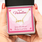 To My Valentine Grow Old With Me The Best Is Yet To Be Scripted Love Pendant Necklace To My Valentine Grow Old With Me The Best Is Yet To Be Scripted Love Pendant Necklace