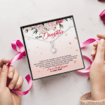 To My Daughter From Mom I Wish You The Strength To Face All The Challenges Alluring Beauty Necklace Jewelry