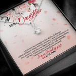 To My Daughter From Mom I Wish You The Strength To Face All The Challenges Alluring Beauty Necklace Jewelry